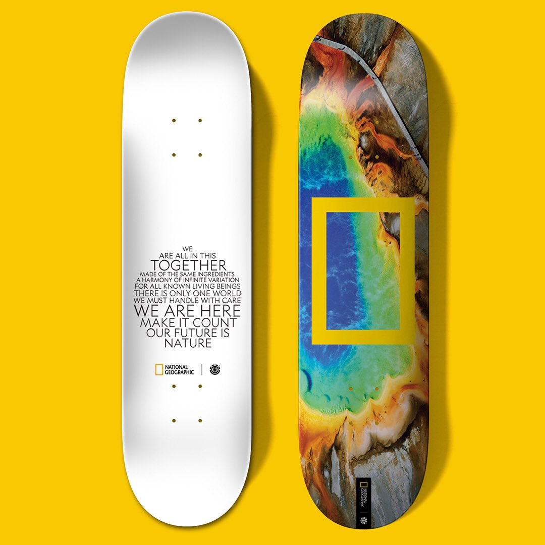 ElementJapan's tweet image. グラフィックが削れない特殊コーティングを施したデッキ🛹 National Geographic &amp;amp; Element Collection “PRISMATIC” (8.25) 🏔
#elementskateboards #スケートボード

 shop.billabongstore.jp/fs/billabong/c…