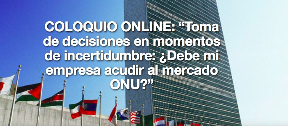El presidente del Club, Antonio Bonet, participará el lunes 18 a las 18.00 en un coloquio sobre el mercado ONU organizado por <a href="/EXPORTUN_va/">Exportun</a> y @camaratenerife.

Inscripción gratuita: tinyurl.com/y7ums8dk