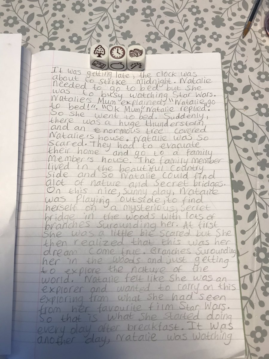 anjja2k's tweet photo. Been using Story Cubes to inspire our creative writing today! #sjwathome @StJohnsL22 a https://t.co/wq4ESQJv9q