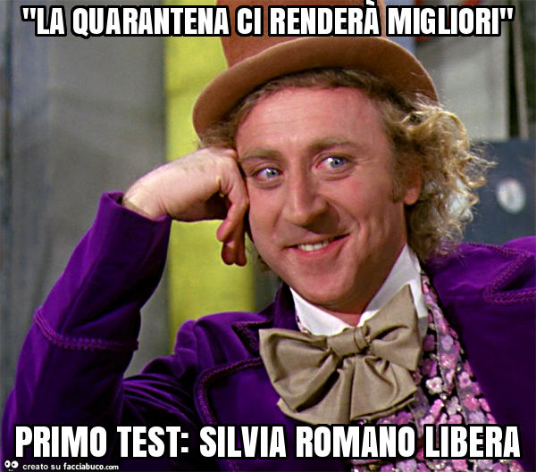 MatteoPerrone8's tweet photo. Primo test post #quarantena superato brillantemente 🤦‍♂️#SilviaRomano #SilviaRomanoLibera https://t.co/jxg7upstgx