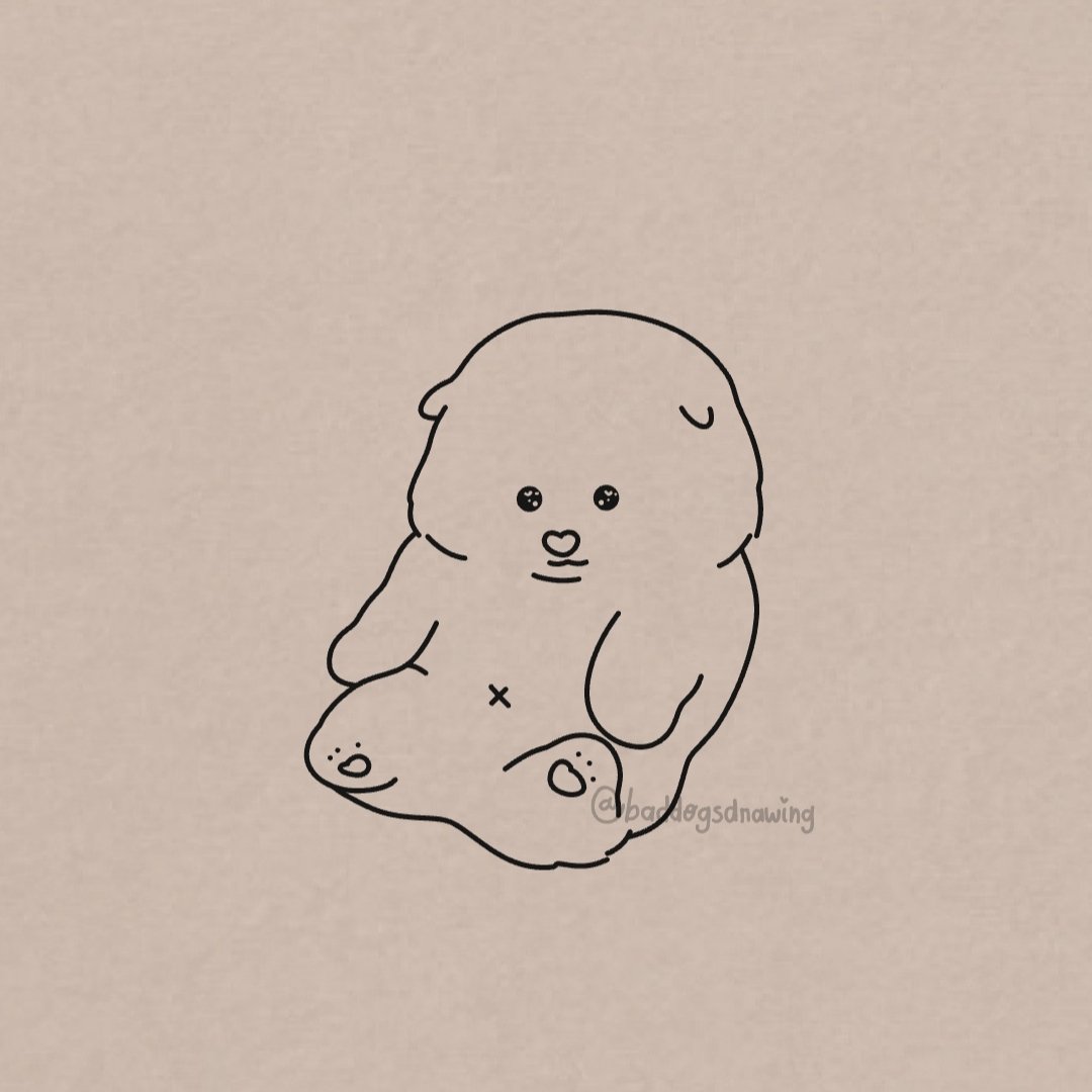 dogs (or not) in minimalist drawings bad (@baddogsdrawing) on Twitter photo 