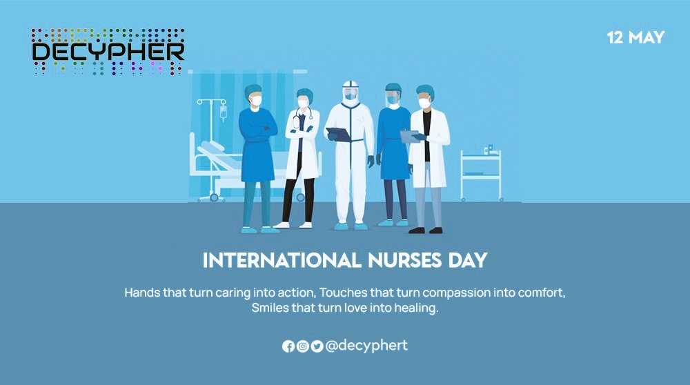 DecypherT's tweet photo. Nurses do a job that most of us couldn't and can raise a smile even in the darkest times. Happy Nurses Day!
#NursesWeek #NursesDay #NursesDay2020 https://t.co/dyUfil7GYC