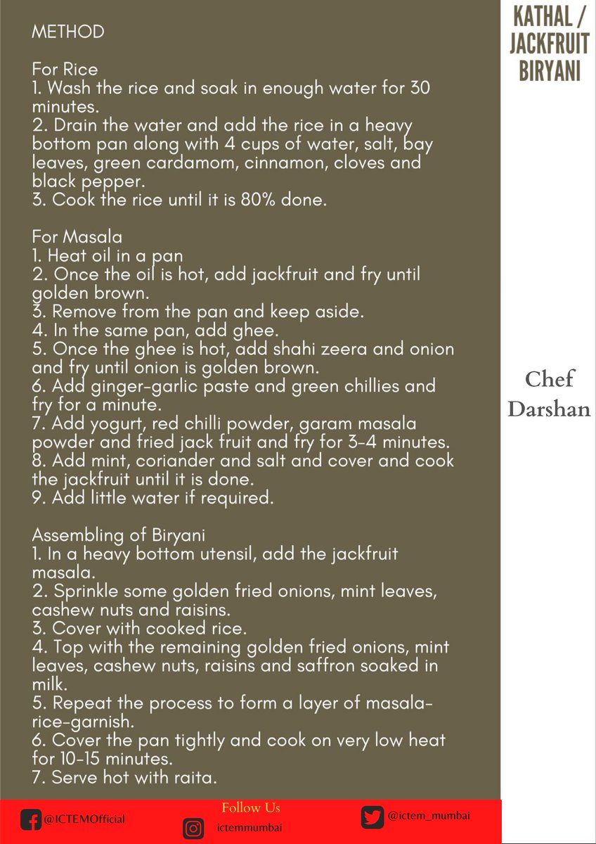 ictem_mumbai's tweet photo. The tasty recipe & cooking tips only for you.
#ictem #recipes #रेसिपीज #किचनटिप्स #महिला #टिफिन #मेस #fooddelivery #kitchan #kitchantips #mom #home #lunch #women #गृहिणी #किचन #health #healthtips #motivation #onlinefooddelivery #lockdown #foodie #trading #recipes #testing #food https://t.co/PnNkqvfukB