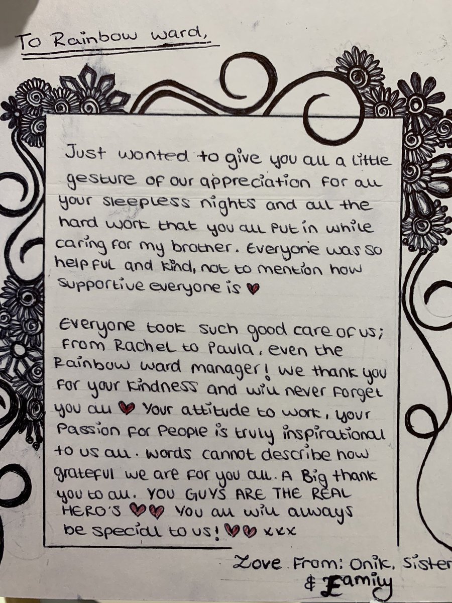 How wonderful! When staff are appreciated for all their hard work in making patients better. An added bonus as it’s International Nurses Day today. <a href="/BakahJosephine/">Josephine Bakah</a> @NewhamHospital <a href="/FrewinDonna/">Donna Jenkinson</a>