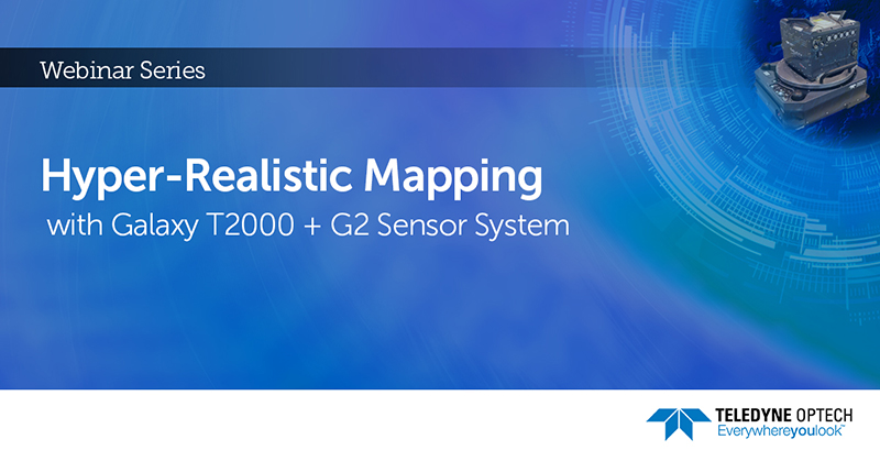 TeledyneOptech's tweet photo. One day left! Learn how you can use the #Galaxy suite to grow your business! Sign up for #TeledyneOptech's new #webinar - Hyper-Realistic Mapping with Galaxy T2000 + G2 Sensor System on May 13, 2020 at 9:00 PM EST: https://t.co/8mu5VA0oTh #airborne #mapping https://t.co/xbHoayXDiL