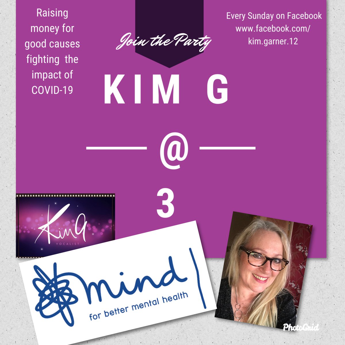 kimgmusic's tweet photo. Every Sunday @ 3pm raising money for MIND to show appreciation for supporting people’s mental health now and post pandemic https://t.co/blLBRcymZQ.  #mentalhealth #singing #COVID19 https://t.co/Wv7U2j5I8L