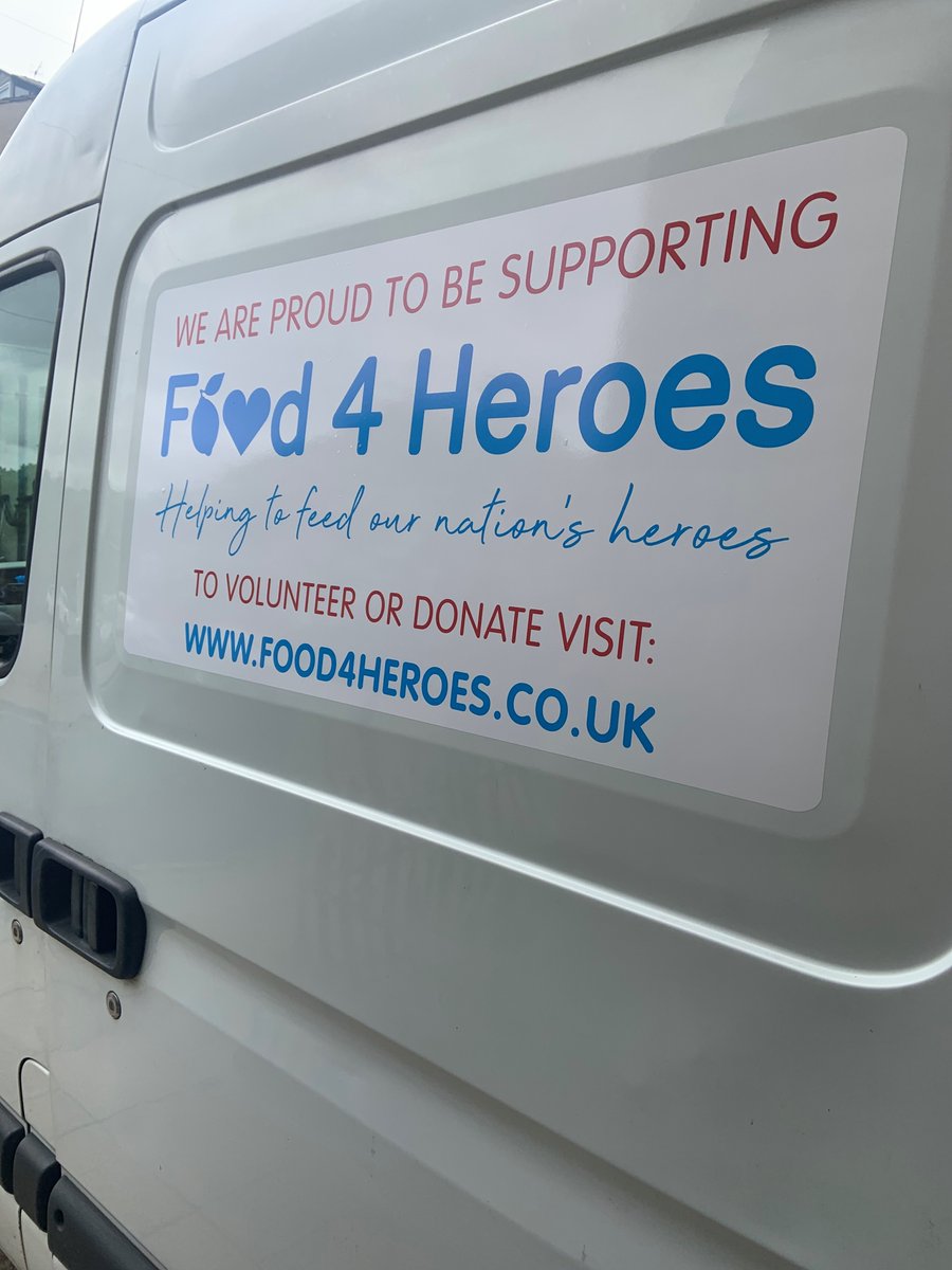 Thank you <a href="/swangraphics/">Swangraphics</a> for our <a href="/Food4Heroes1/">#Food4Heroes</a> sign.
#food4heroes
food4heroes.co.uk