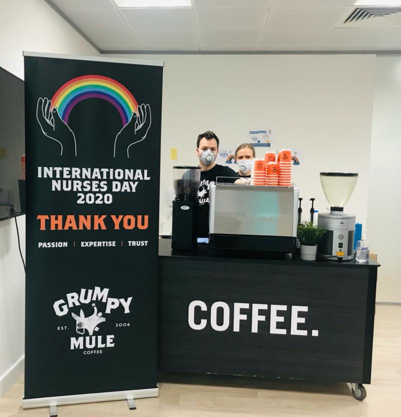 Bewley’s are proud to support #InternationalNursesDay for the Central and North West London NHS Foundation Trust.

Our amazing barista team are set up and ready to serve Hillingdon’s NHS Community at Beaufort House. 

 #nursesday #thankyouhealthcareworkers #ThankYouNHS