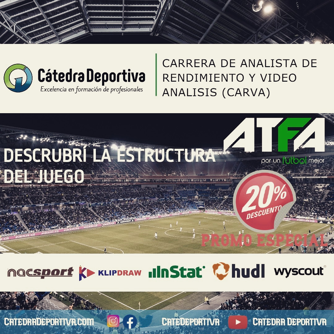 CateDeportiva's tweet photo. Promoción #quedateencasa 20% off
AVALADA por ATFA @atfa_oficial

Las mejores herramientas del mercado 
@NacsportES @klipdraw @InStatFootball @Wyscout @Hudl 
#rendimiento #futbol #videoanalisis #cursos #capacitacion #cursosonline
+info en https://t.co/FU48f4rAIN https://t.co/XXA8Ie968v