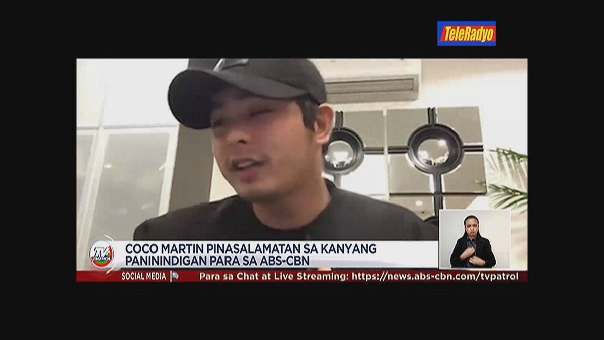 TVPatrol's tweet photo. #TVPatrol Pinasalamatan si Coco Martin ng mga taong nabigyan niya ng hanapbuhay | ulat ni @mjfelipe https://t.co/KDyXW7vnMx