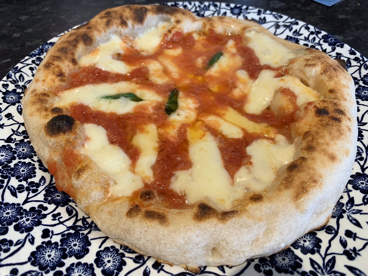 J_L_Fisher's tweet photo. Thanks @pizzapilgrims for the best lunch at home ever. It was in the door barely a minute before I had to cook the #fryingpanpizza - and a 2nd set of ingredients for lunch tomorrow - I’m already counting the minutes!  After lockdown you need to open a place in #NorthWiltshire... https://t.co/mA3bfkopGq