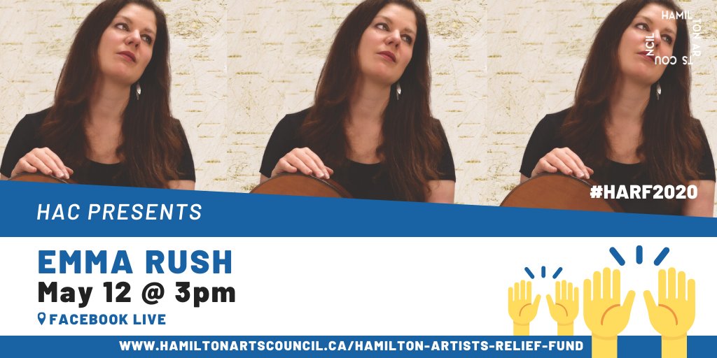 HamArtsCouncil's tweet photo. Tune in TODAY at 3PM for a #musical #performance from the incredible classical guitarist EMMA RUSH 🎶🎵👂
Emma will be presenting to support the Hamilton Artists Relief Fund 😍
🌐https://t.co/LNVP8DAisS
#Hamont #HARF2020 #HamOntStrong #HamArts #classicalguitar https://t.co/5Ov3mbhszs