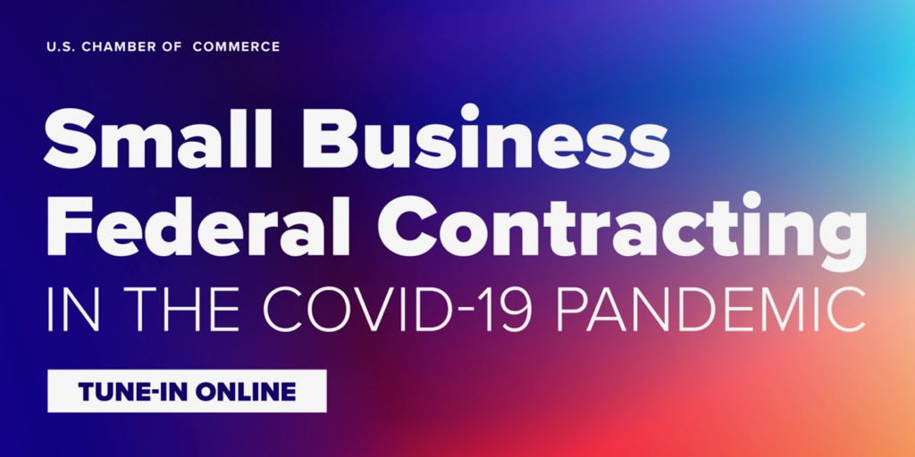 smallbizpatriot's tweet photo. .@a_ptac ac Join GSA Administrator Emily Murphy and a panel of small business owners to discuss small business federal contracting in the COVID-19 pandemic. Wednesday afternoon May 13th 4:00-5:00pm E.S.T. Hosted by the U.S Chamber of Commerce. RSVP here https://t.co/sLTzNgnDmI https://t.co/m4EqZZBhRb