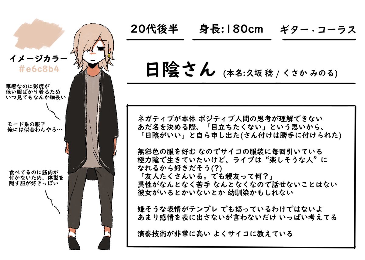 支部にも上げたけどもう"私"と"小物"というキャラクターは別で考えるようにしたので(名前もなんやかんやして付けた)よろしくお願いします(?) 