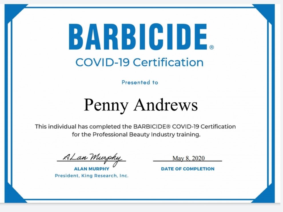 Sanitization certified