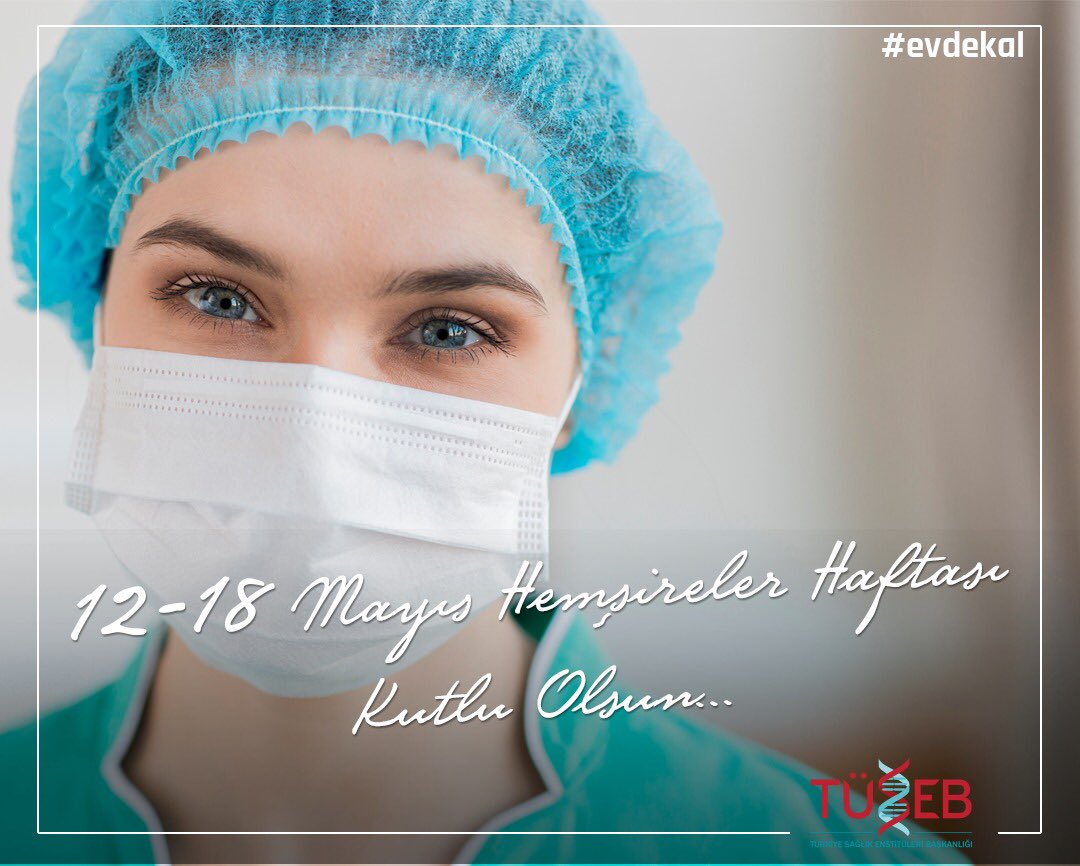 Her koşulda insan sağlığını geliştirmek, korumak ve hastalık durumunda iyileştirmek amacıyla zaman ve mekan mefhumu gözetmeksizin fedakarca çalışan hemşirelerimizin 12-18 mayıs #hemsirelerhaftası  kutlu olsun.
#hemsirelergunu
