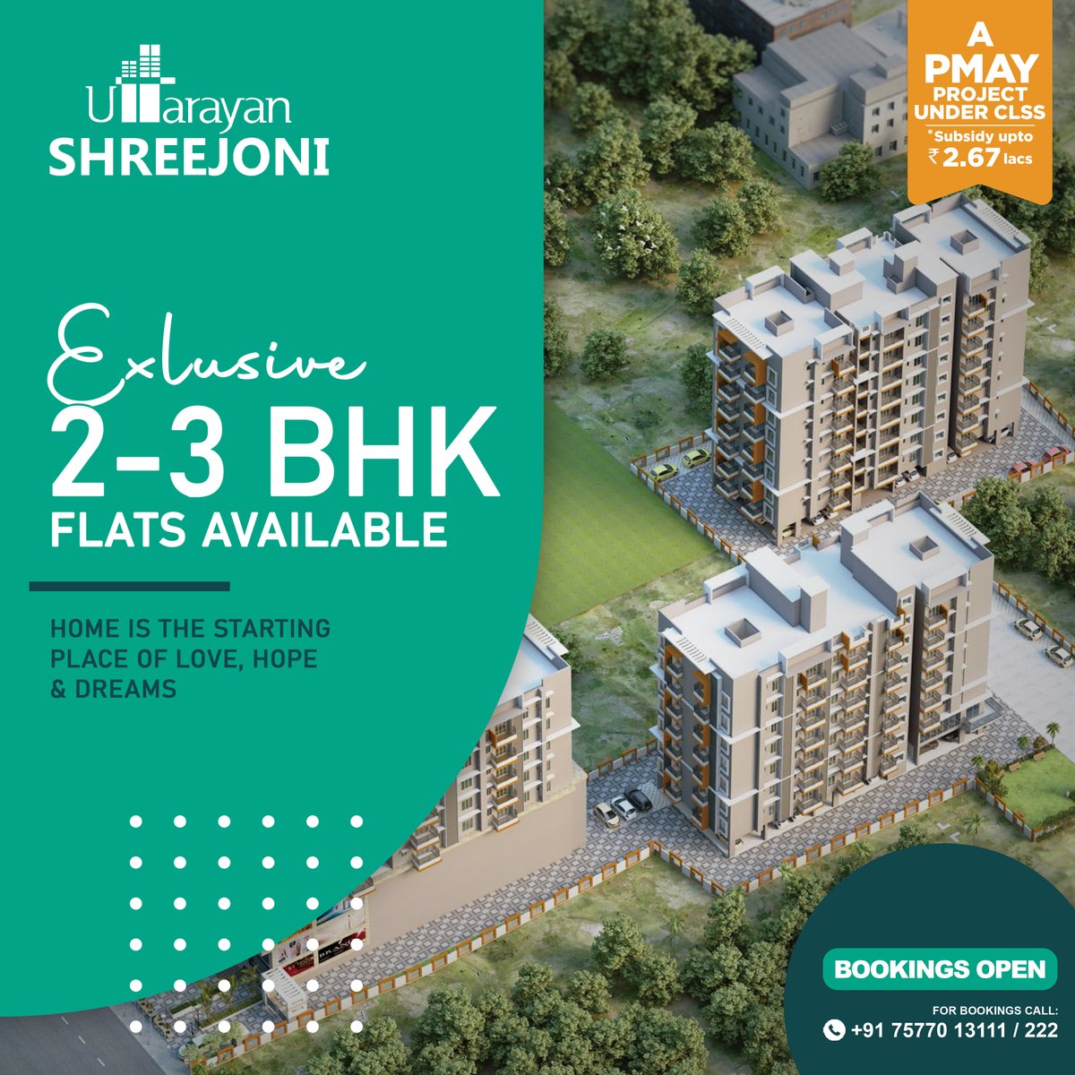 UttarayanGroup's tweet photo. Choose the BHK according to your requirement at Uttarayan Shreejoni.
For enquires call (+91) 75770-13111 / 222
Booking Open❗️
.
.
.
#assam #uttarayangroup #uttarayanshreejoni #homesweethome #architecture #luxuryhomes https://t.co/GrkP00pH1E