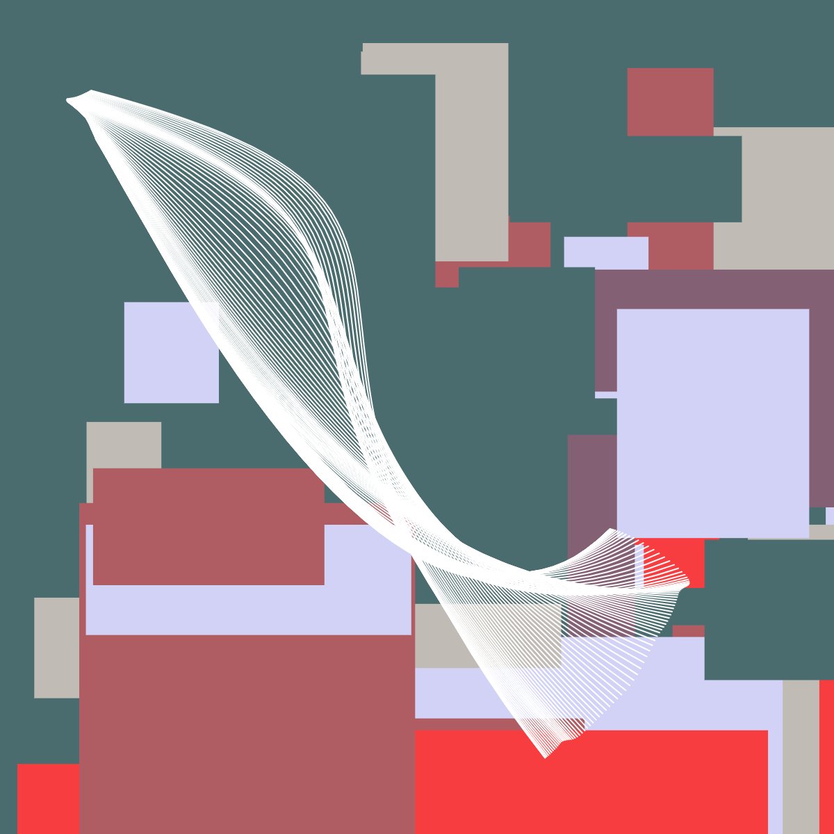 AbstractP5's tweet image. Sea of company with its fortified borders? 
 #Generativeart #Abstract #Art #p5js