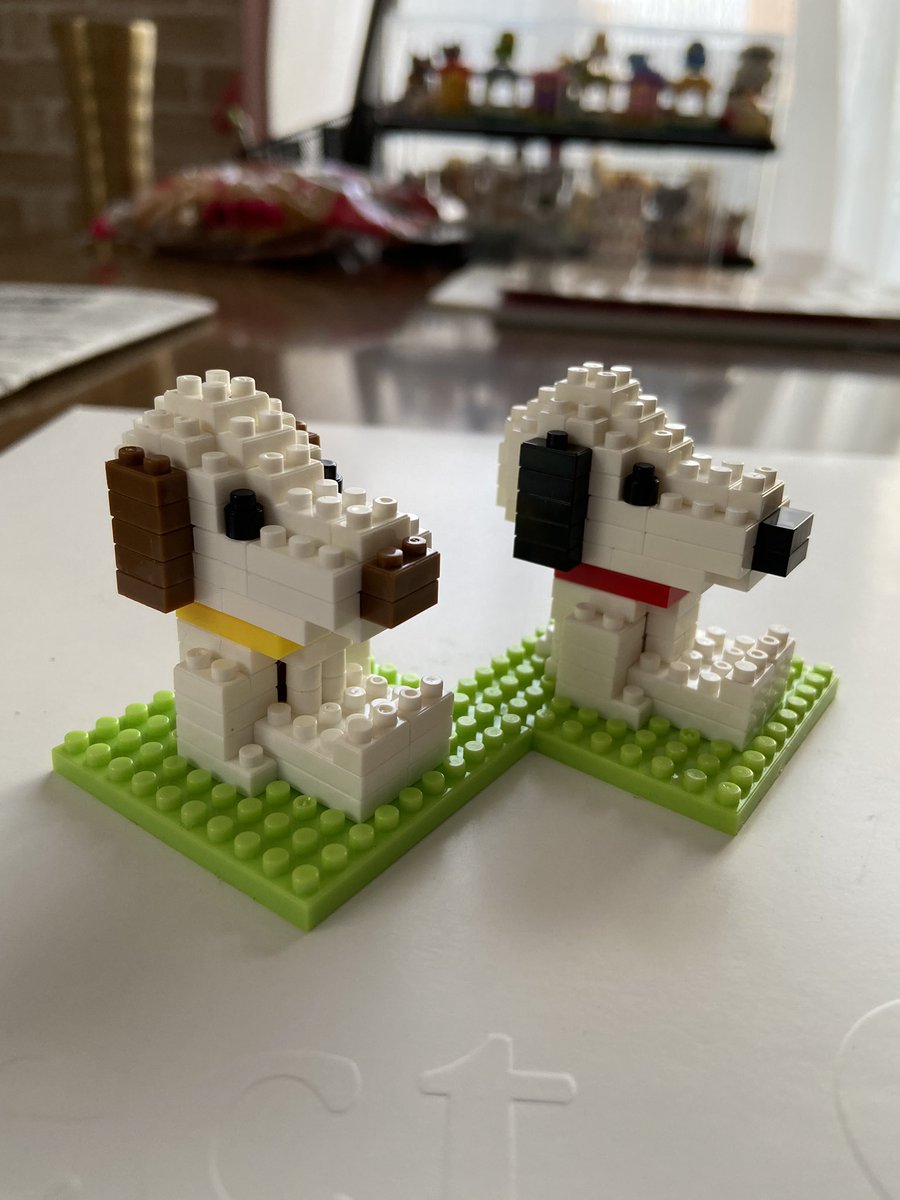 そまむ ダイソー プチブロック プチブロック部 プチブロック部活動報告 スヌーピー 夫 作 ꇴ 説明書なしに作ったっぽい 嬉しい ˊ ˋ てか 私も作りたいぞ スヌーピーでいっぱいにしたい