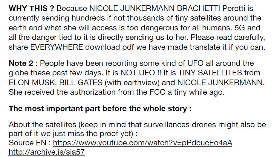 elisethoma5's tweet photo. I know what you've been thinking. These conspiracy theories about Bill Gates creating COVID-19 &amp; weakening immune systems with 5G as part of a New World Order plot to microchip the world under the guise of vaccinations are all well and good, but where are the UFOs? Wonder no more https://t.co/pwzUr5Pt8X