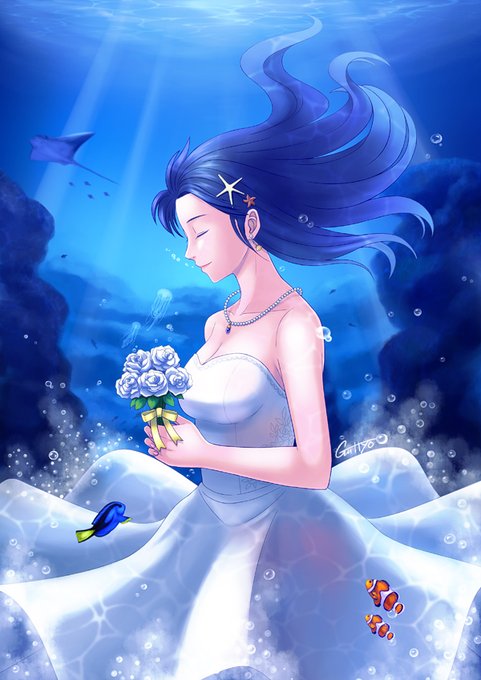 水中ウエディングのtwitterイラスト検索結果 水中ウエディングのtwitterイラスト検索結果