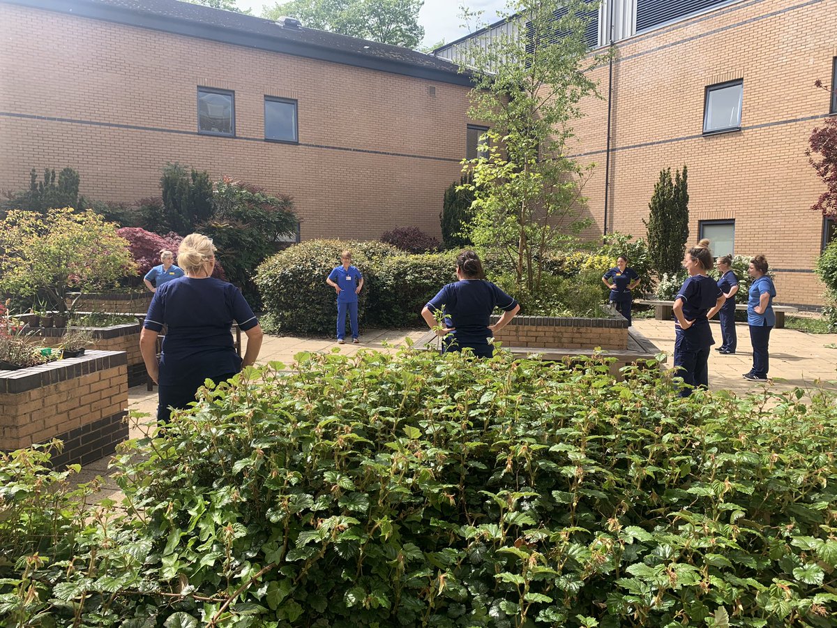 KirstyCook88's tweet photo. Huddle with a difference today for #InternationalNursesDay2020 fitness session led by @laramitchdr and finished with a Subway lunch 🙂 https://t.co/FSjYOiRJwu