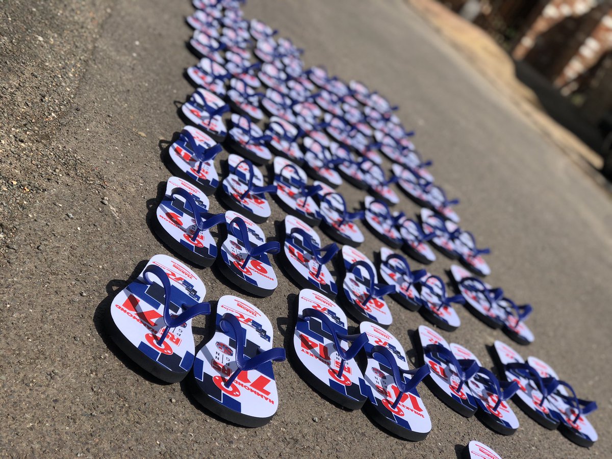 YearoneHQ's tweet photo. Decent sized grid this morning @pdc_racing
@RSComponents Pin Gin @SR_Electrical_
Contact us to get your team some custom flip flops. We have discounts on team orders. Head over to https://t.co/cwQKHgHomC and fill out the custom design page to get started.
#customflipflops ๐๐ผ https://t.co/1VZrQmRsdu