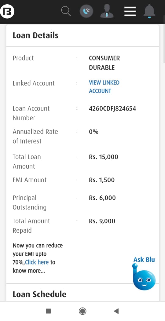 ManjitBhardwaj9's tweet photo. @sanjivrbajaj @Bajaj_Finance @Bajaj_Finserv For an EMI of merely 1500 Rs you guys charge a retention of Rs.1180 for a little delay during a pandemic. What kind of theft is this??? I want an answer @RBI @ConsumerReports https://t.co/YneHScJARn