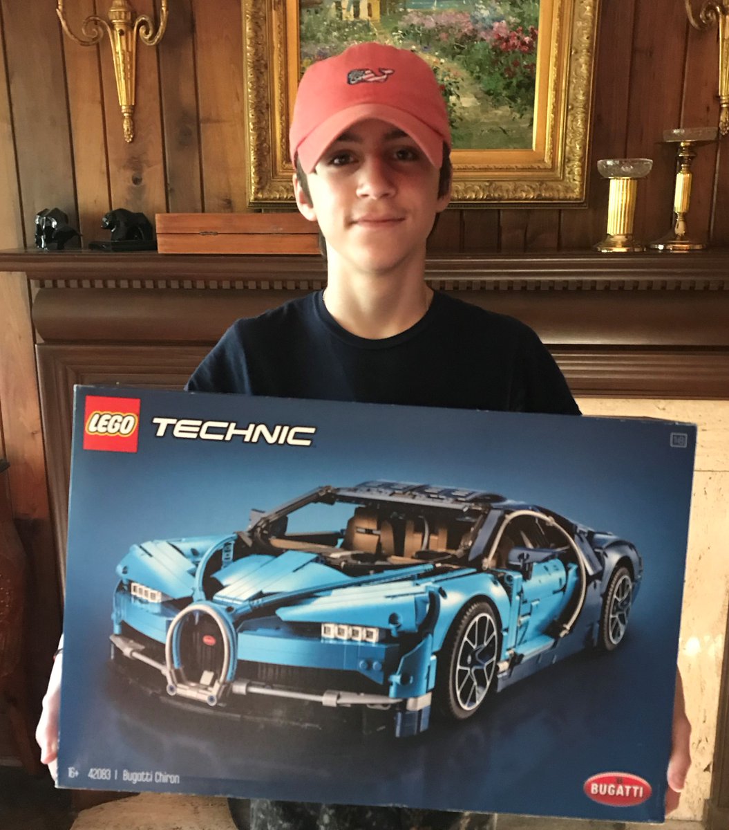 Seventh-grader, Pearson Hopper, has taken on the challenge of assembling this 3,600 piece Bugatti that runs 10 mph. Way to go, Pearson! #BestBucs #LEGO