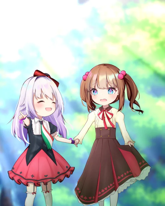 お茶会(虫採り)
#ピノの自由帳 #ちぇり絵 