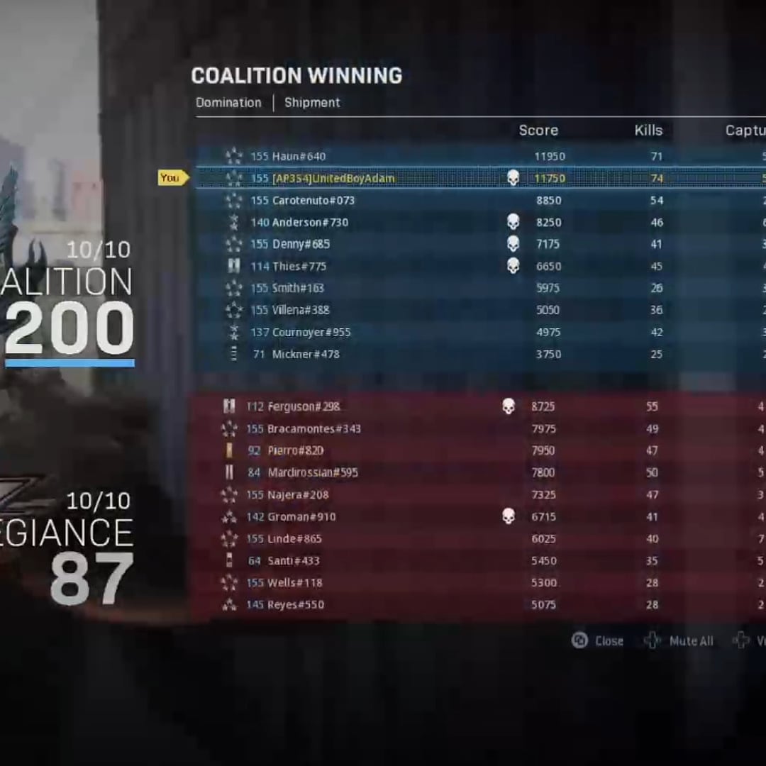 UnitedBoyAdam23's tweet photo. 74 kills shipment domination get following and retweet please for more #CallofDutyModernWarfare #CallofDuty #CallOfDutywarzone @CODLeague #CODMW #CoD #CODWarzone #CoDMobile #LikeForLikes #likeforlike #Xbox2020 #XboxGamePassUltimate #gamer #xboxclips #game #morefollows @Xbox https://t.co/STmj2VVtuc