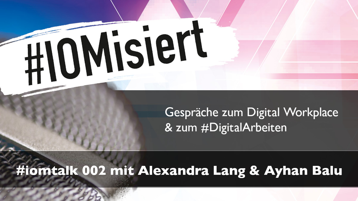 iomsummit's tweet photo. #iomtalk 002 um 16:30 live hier: https://t.co/UAFZ4ucVA5 mit @AyhanBalku und Alexandra Lang @sunzinet.
#e20dwd #entdigi #e20 #socbiz #digitalworkplace #collaboration @iomsummit #ioms20 https://t.co/PaIqoO3tsj