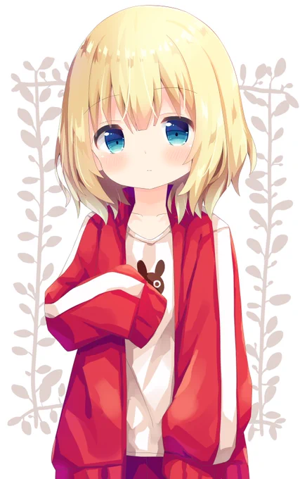 シャロちゃんジャージ姿。#gochiusa 