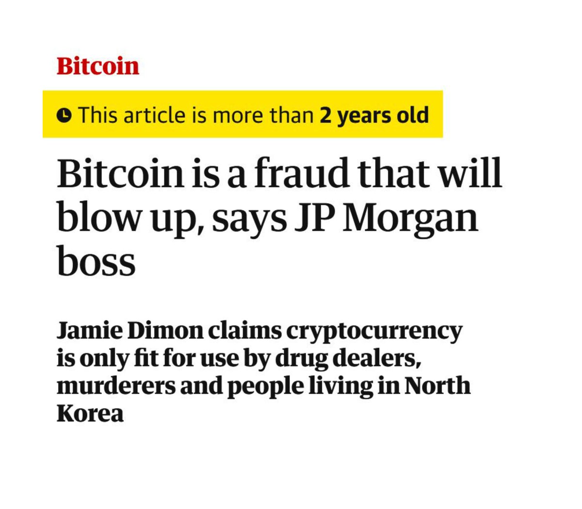 Bitcoin's tweet image. A short story.