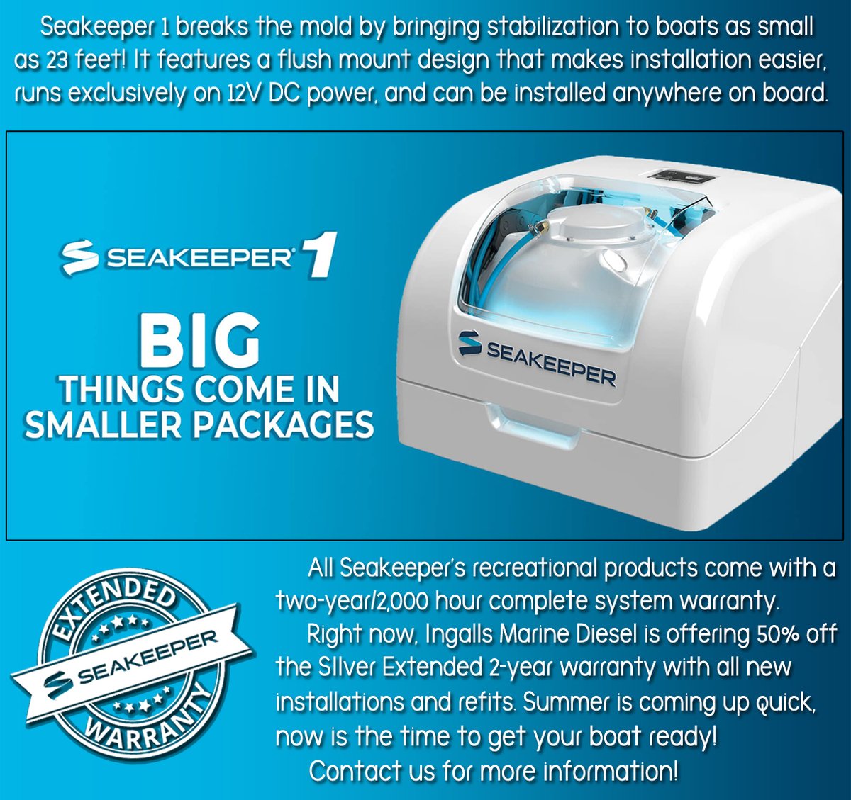 Ingalls Marine Diesel, Authorized Seakeeper Dealer
561.292.8432
#seakeeper #ingallsmarinediesel #farfrompuken #lovemyseakeeper #boatlife #staysalty @