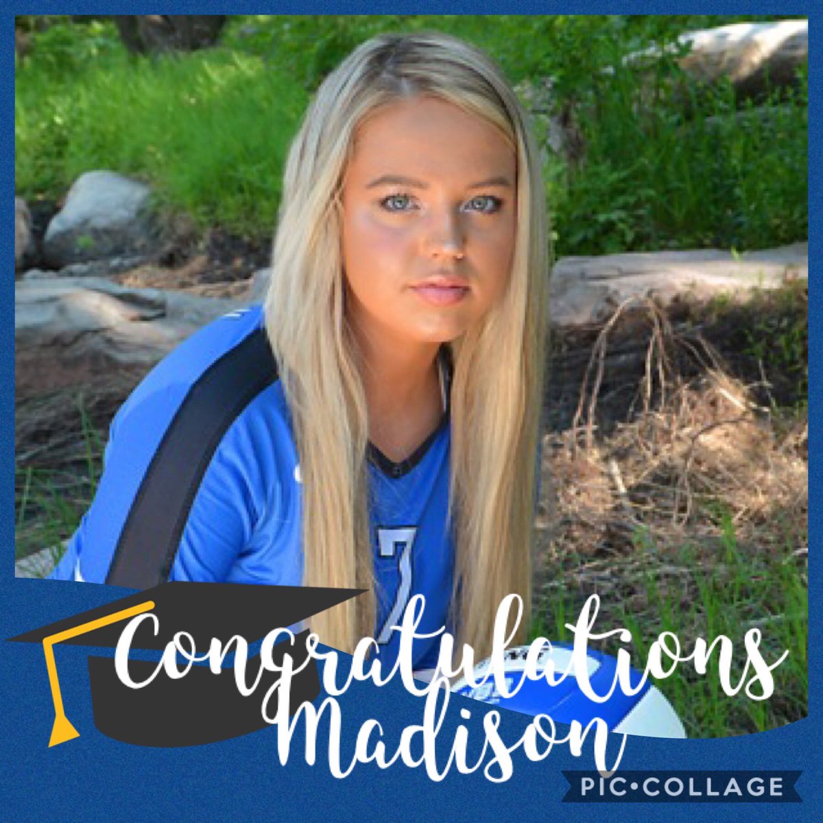 Happy birthday today to senior @madieroze! We also want to take the time to recognize what would have been your last week of school.. We know this wasn’t how you thought senior year would go, but today we celebrate you! Have the BEST day!💙
