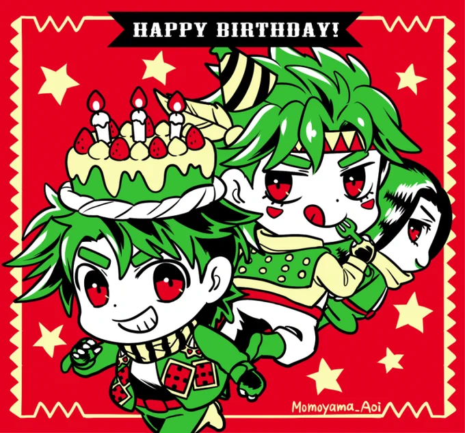 #シーザー生誕祭2020
#シーザー・A・ツェペリ生誕祭2020
シーザー誕生日おめでとう❣️??
JC10巻とジョジョニウム6巻のパロディです? 