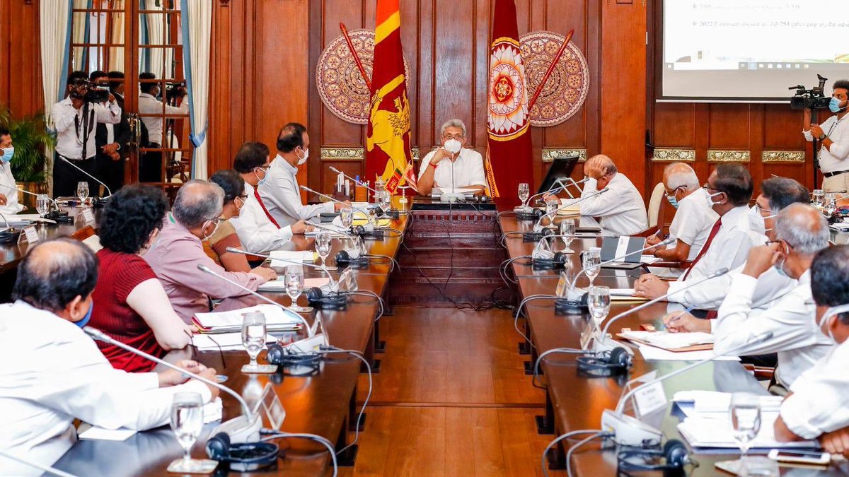 GotabayaR's tweet photo. Meeting with plantation sector held to assess plans to increase production towards national food security &amp; export earnings. This sector can contribute immensely to revive post-#Covid19 economy, if we work towards specific targets. 

#ReStartSriLanka 

#TogetherWeCan https://t.co/OUvIwOxmhS