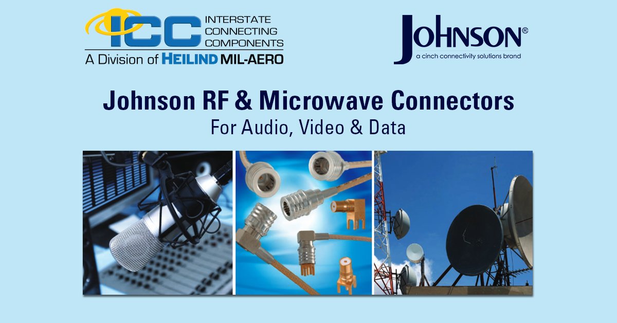 connecticc's tweet photo. Designed to provide the highest quality data transmission, @CCS_Cinch /#Johnson products includes board and cable mount connectors for audio, video and data applications. #CinchConnectivity https://t.co/q3xLjS2Ssw https://t.co/JSkQjc3Ps4