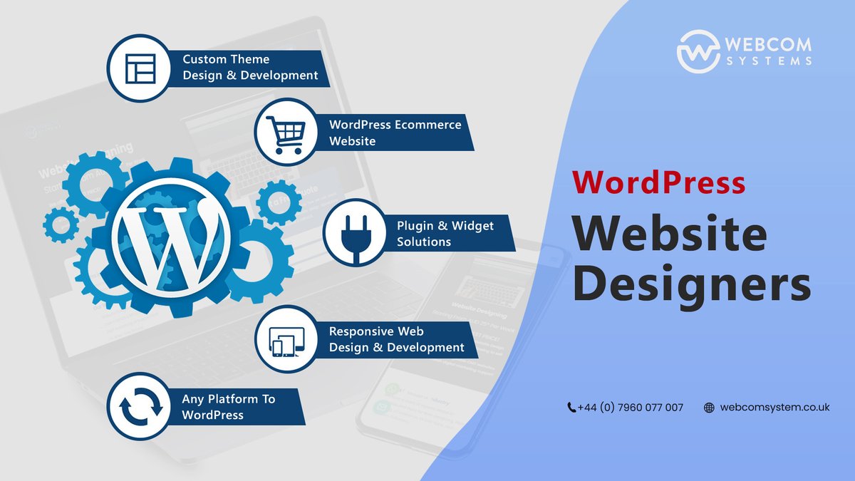 WebcomSystemsUK's tweet photo. ๐ฅ๐ฅ Looking for a WordPress Website Designer?
โ๏ธโ๏ธ Book a Free No-Obligation Session on Web Designing & SEO.
โ๏ธ +44 (0) 7960 077007
๐ https://t.co/jQpUBWycDM
#WebcomSystems #WordPress #WordPressDesigner #WordPressDeveloper #WebDesign #WebsiteDesigning #SEO https://t.co/yY54kcnoP7