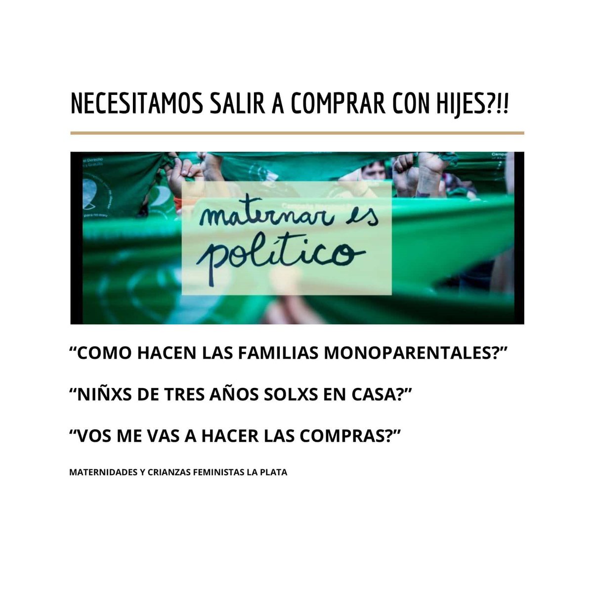 jam_rocio's tweet photo. Panfleto para xadres
#maternidadesfeministas #maternidadesrespetadas #crianzasdisidentes #maternidadesycrianzasfeministas #Argentina https://t.co/LjHp0M8YDv