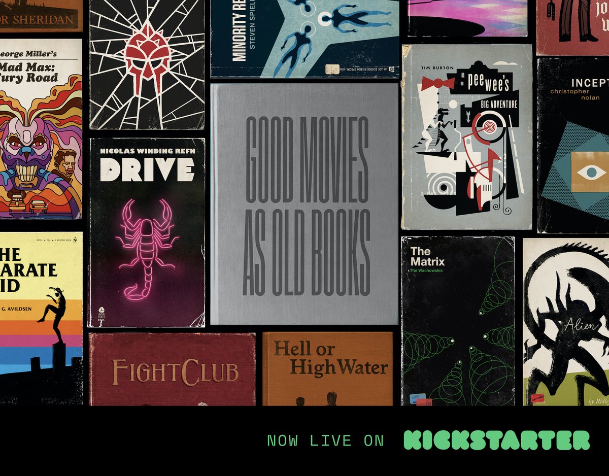 My GOOD MOVIES AS OLD BOOKS Kickstarter is live!

Would love your support &amp; retweets to get the word out.

kickstarter.com/projects/matts…