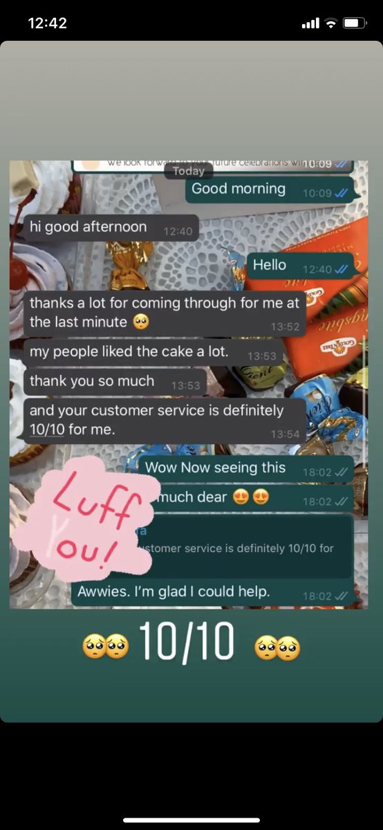roscakesgh's tweet photo. Reviews Reviews 😍😍 https://t.co/AGSp3mklmh