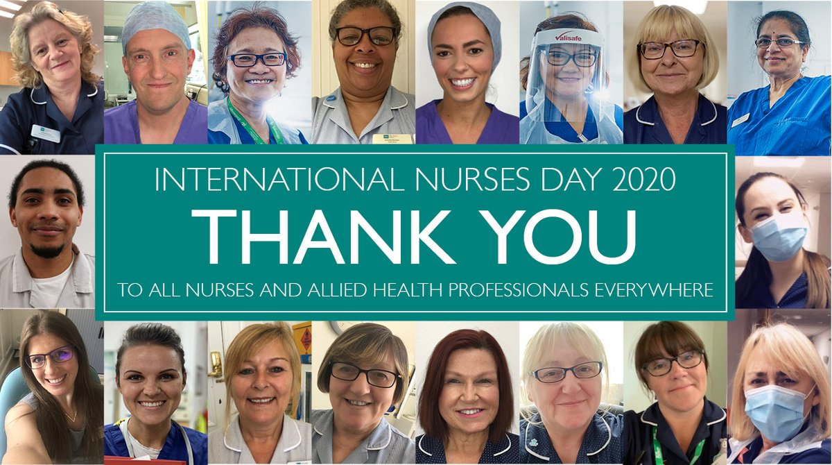 On #InternationalNursesDay, we would like to thank all nurses and allied health professionals everywhere. 

You are an inspiration to us all. #IND2020