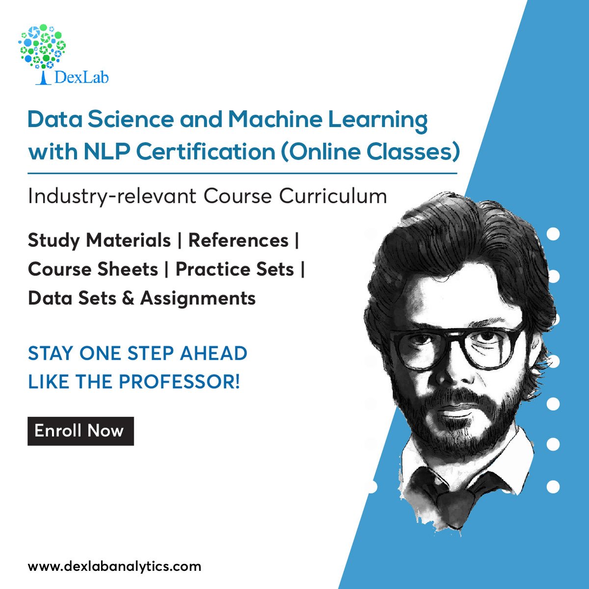 Dexlabanalytics's tweet image. Sign up for our robust course in Data Science and Machine Learning with NLP today. Stay one step ahead like the Professor!

👉 Enroll Now: dexlabanalytics.com/courses/data-s…

#DataScience #MachineLearning #NLP #onlineclasses #Analytics #training #students #course #career #bigdata #india