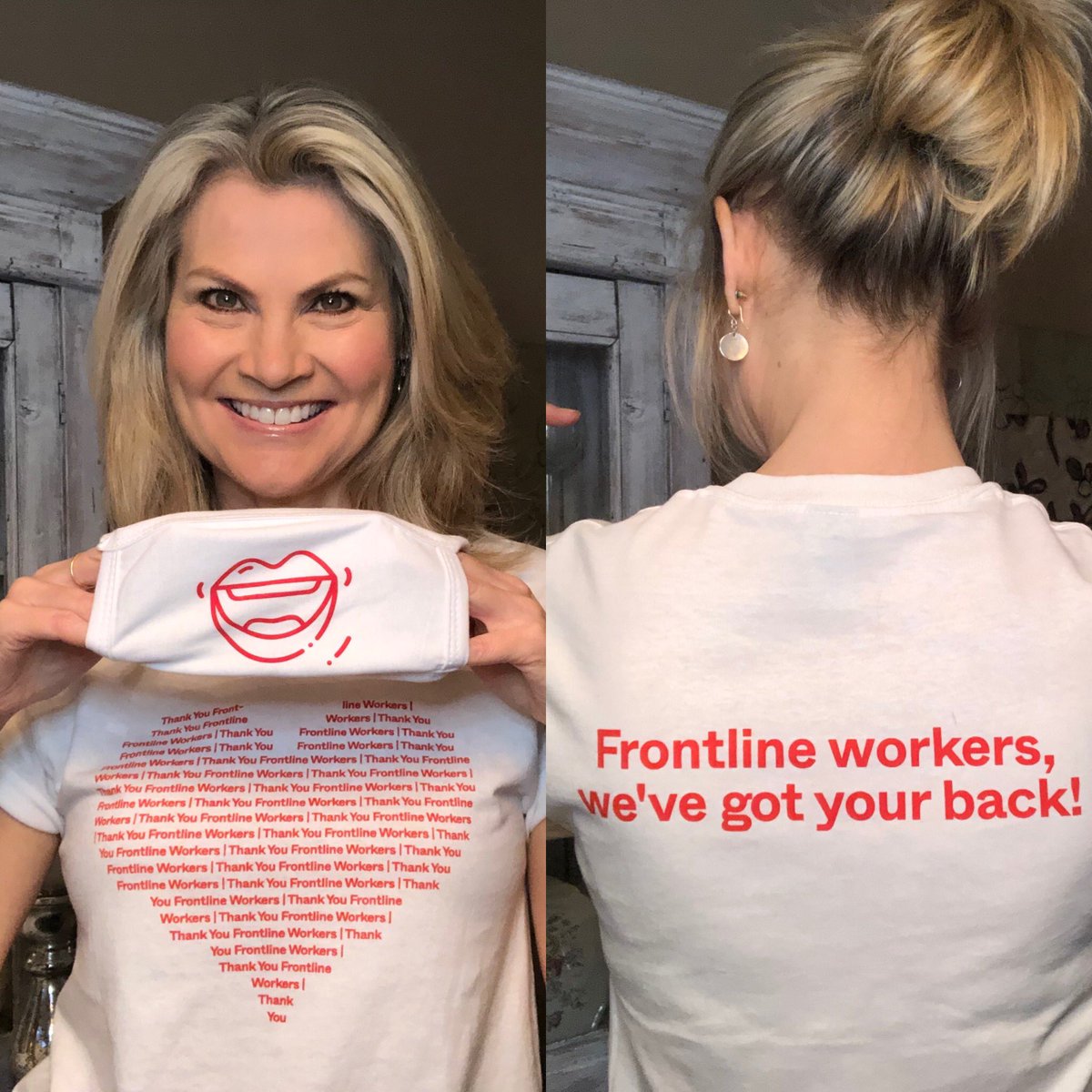 On this International Nurses Day we applaud frontline healthcare workers with the launch of Hearts &amp; Smiles t-shirts &amp; masks. Proceeds to the Frontline Fund. Get yours at heartsandsmiles.ca #HeartsandSmiles