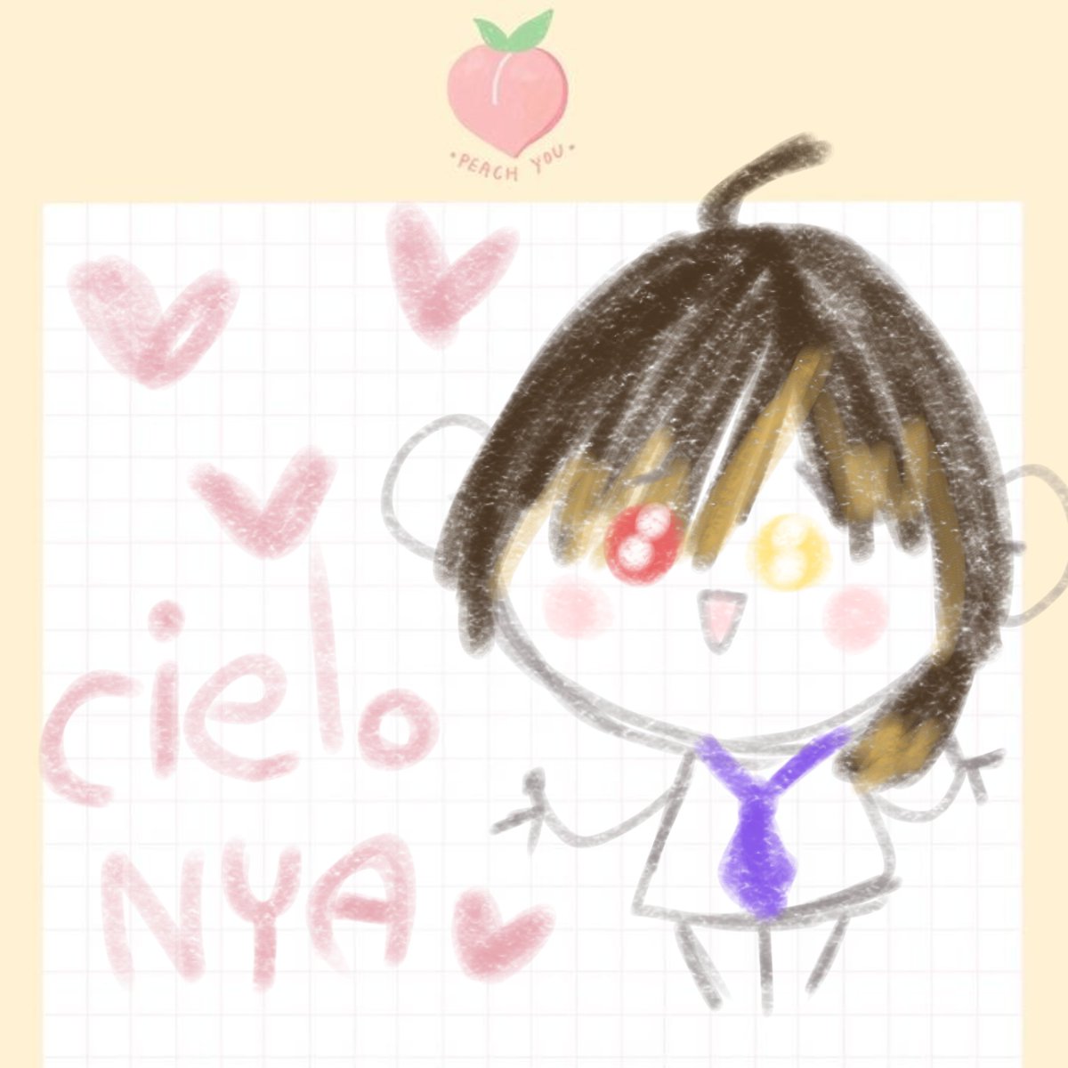 emimimiLFN_CM's tweet photo. @Cielo_LFN 
เอมิวาดพี่ชายออกมาดูเเบ๊วเกินไปมั้ยนะNya💦 เเต่เอมิว่าเเบบนี้ก็น่ารักดีนะคะ! เเละก็เอมิหวังว่าพี่ชายก็ชอบเหมือนกันค่ะNya!🌈✨ https://t.co/WbSzCWVr1g