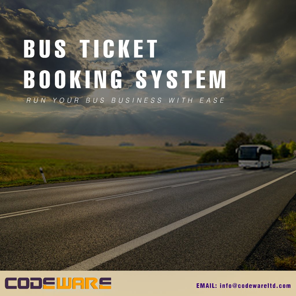 codewareltd's tweet image. Codeware Ltd  online bus booking system is an online bus ticket booking and reservation software, the system allows you to manage your bus listing, fares, routes, schedules etc.
For more: bit.ly/3aBM6ML
#busbookingsystem #busbookingsoftware #Website