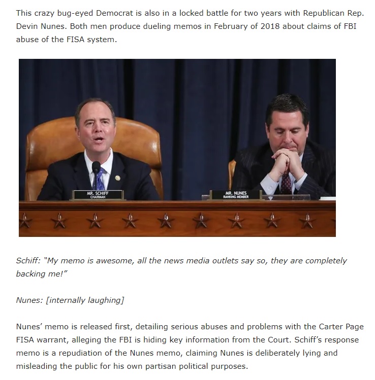 A patriot with the patience of Job who had to wait 3+ years for the law to be followed, the investigations to be finished, and the evidence to vindicate him to come out LEGALLY so he could use. And the entire time bugs eyes sitting next to him is playing the OTHER game.