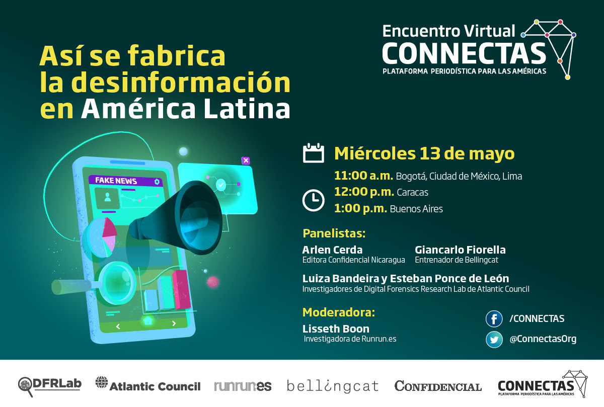 VirkApp's tweet photo. #FakeNews: Participa mañana en el encuentro virtual de @ConnectasOrg donde investigadores digitales y periodistas hablarán sobre las estrategias de desinformación que usan los gobiernos de la región en medio de la pandemia #Covid19. Inscríbete aquí: https://t.co/IhBEnZ6rHm https://t.co/bvzoEy6TUW